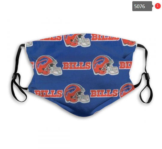 2020 NFL Buffalo Bills #6 Dust mask with filter->nfl dust mask->Sports Accessory